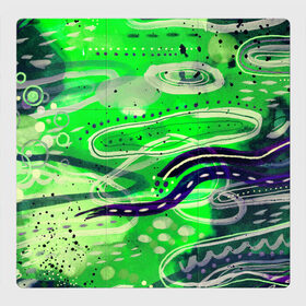 Магнитный плакат 3Х3 с принтом Jyu в Тюмени, Полимерный материал с магнитным слоем | 9 деталей размером 9*9 см | Тематика изображения на принте: colorful | lines | patterns | shapes | spots | линии | пятна | разноцветный | узоры | формы