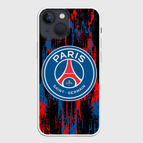 Чехол для iPhone 13 mini с принтом PSG. в Тюмени,  |  | fc | football | football club | paris saint germain | psg | sport | пари сен жермен | париж | псж | спорт | уефа | униформа | фирменные цвета | фк | франция | французский футбольный клуб | футбол | футбольный клуб