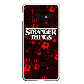 Чехол для Samsung S10E с принтом Stranger Things. в Тюмени, Силикон | Область печати: задняя сторона чехла, без боковых панелей | normal people scare me | stranger things | детектив | драма | кино | очень странные дела | сериалы | странгер тхингс | триллер | уилл | фантастика | фильмы | хоукинс