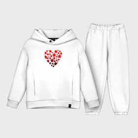 Детский костюм хлопок Oversize с принтом Звездное сердце в Тюмени,  |  | heart | love is | love you | stars | valentines day | бабушка | валентинка | влюбленные | девушке | жена | звезды | лучшая | любимая | люблю | любовь | мама | молодожены | подарок | романтика | свадебные | свадьба | сердечки