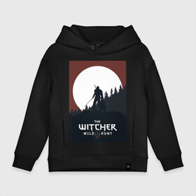 Детское худи Oversize хлопок с принтом The Witcher, Wild Hunt, Геральд, Ведьмак. в Тюмени, френч-терри — 70% хлопок, 30% полиэстер. Мягкий теплый начес внутри —100% хлопок | боковые карманы, эластичные манжеты и нижняя кромка, капюшон на магнитной кнопке | Тематика изображения на принте: the witcher | wild hunt | ведьмак. | геральд