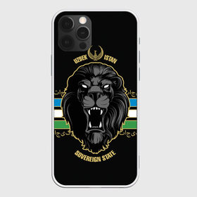 Чехол для iPhone 12 Pro Max с принтом Узбекистан в Тюмени, Силикон |  | crescent | crown | eagle | flag | islam | king | lion | republic | stars | uzbekistan | звезды | ислам | король | корона | лев | орел | полумесяц | республика | узбекистан | флаг | царь