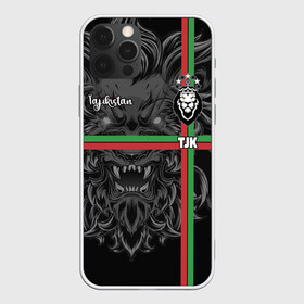 Чехол для iPhone 12 Pro Max с принтом Таджикистан в Тюмени, Силикон |  | crown | flag | king | lion | republic | tajikistan | король | корона | лев | республика | таджикистан | флаг | царь