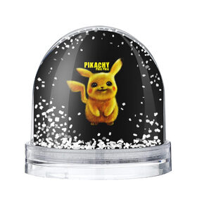 Снежный шар с принтом Pikachu Pika Pika в Тюмени, Пластик | Изображение внутри шара печатается на глянцевой фотобумаге с двух сторон | Тематика изображения на принте: pika | pikachu | аниме | детская | детям | игры | молния | мышка | мышь | пика | пикачу | покемон | покемоны