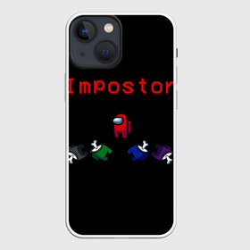 Чехол для iPhone 13 mini с принтом Among Us в Тюмени,  |  | among | among us | crewmate | game | impistor | space | us | vote | выживший | игра | космос | невиновный | предатель | самозванец