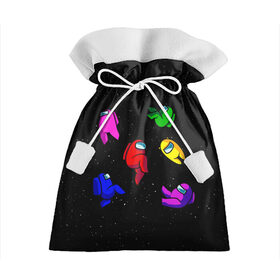 Подарочный 3D мешок с принтом Among Us в Тюмени, 100% полиэстер | Размер: 29*39 см | among | among us | crewmate | game | impistor | space | us | vote | выживший | игра | космос | невиновный | предатель | самозванец