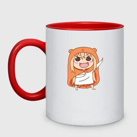 Кружка двухцветная с принтом Himouto! Umaru-chan в Тюмени, керамика | объем — 330 мл, диаметр — 80 мм. Цветная ручка и кайма сверху, в некоторых цветах — вся внутренняя часть | Тематика изображения на принте: anime himouto | anime umaru | himoto | himouto | himouto umaru | himouto umaru chan | umaru | umaru chan | аниме | аниме умару | аниме химото | двуличная сестренка умару | умару | химото | химото умару тян