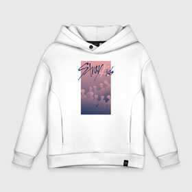 Детское худи Oversize хлопок с принтом Stray kids в Тюмени, френч-терри — 70% хлопок, 30% полиэстер. Мягкий теплый начес внутри —100% хлопок | боковые карманы, эластичные манжеты и нижняя кромка, капюшон на магнитной кнопке | skz | stray kids | бан чан | ли ноу | скз | стрей кидс | сынмин | уджин | феликс | хан | хёджин | чанбин