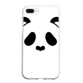 Чехол для iPhone 7Plus/8 Plus матовый с принтом Panda в Тюмени, Силикон | Область печати: задняя сторона чехла, без боковых панелей | panda | животные | медведь | мишка | панда