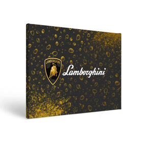 Холст прямоугольный с принтом LAMBORGHINI / Ламборгини в Тюмени, 100% ПВХ |  | auto | lambo | lamborghini | logo | moto | symbol | авто | автомобиль | гонки | знак | ламбо | ламборгини | ламборджини | лого | логотип | логотипы | марка | машина | мото | символ | символы