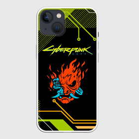 Чехол для iPhone 13 с принтом CYBERPUNK 2077. в Тюмени,  |  | cd project red | cyberpunk 2077 | keanu reeves | samurai | киану ривз | киберпанк 2077 | самураи