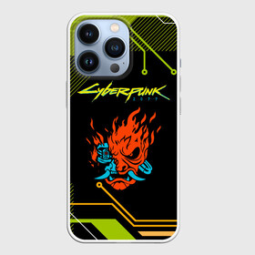 Чехол для iPhone 13 Pro с принтом CYBERPUNK 2077. в Тюмени,  |  | cd project red | cyberpunk 2077 | keanu reeves | samurai | киану ривз | киберпанк 2077 | самураи