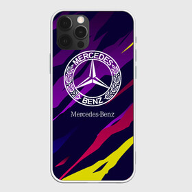 Чехол для iPhone 12 Pro с принтом Mercedes-Benz в Тюмени, силикон | область печати: задняя сторона чехла, без боковых панелей | benz | mercedes | mercedes benz | sport | абстракция | бенз | бэнц | линии | лого | логотип | мерс | мерседес | мэрс | мэрседес | спорт