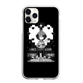 Чехол для iPhone 11 Pro матовый с принтом UNDERTALE в Тюмени, Силикон |  | sans | undertale | андертале | андертейл | гтвукефду | игра | подземная история | подземная сказка | санс | ундертале