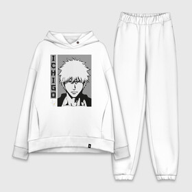 Женский костюм хлопок Oversize с принтом Ичиго в Тюмени,  |  | bleach | ichigo | itigo | kurosaki | rukia | блич | итиго | ичиго | кон | курасаки | куросаки | рукия | шинигами