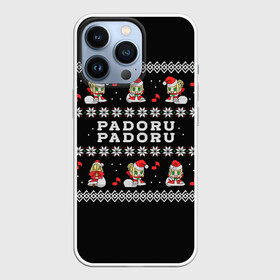 Чехол для iPhone 13 Pro с принтом merry christmas padoru в Тюмени,  |  | anime | christmas | fate | marry christmas | new year | padoru | padoru padoru | saber | saber dance | аниме | зима | новогодний свитер | новый год | падору | падору падору | санта | свитер | свитер с оленями | сейбер | сейбер санта