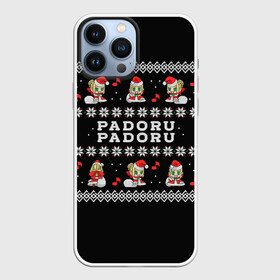 Чехол для iPhone 13 Pro Max с принтом merry christmas padoru в Тюмени,  |  | anime | christmas | fate | marry christmas | new year | padoru | padoru padoru | saber | saber dance | аниме | зима | новогодний свитер | новый год | падору | падору падору | санта | свитер | свитер с оленями | сейбер | сейбер санта