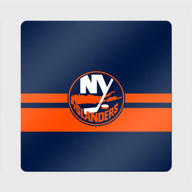 Магнит виниловый Квадрат с принтом NY ISLANDERS NHL в Тюмени, полимерный материал с магнитным слоем | размер 9*9 см, закругленные углы | Тематика изображения на принте: hockey | islanders | logo | new york | ny | sport | usa | исландерс | логотип | нхл | нью йорк | спорт | хоккей