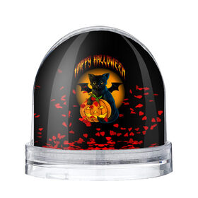 Снежный шар с принтом Хэллоуин в Тюмени, Пластик | Изображение внутри шара печатается на глянцевой фотобумаге с двух сторон | halloween | happy | happy halloween | вампир | зубы | луна | полнолуние | праздник | праздник хэллоуин | тыква | хэллоуин