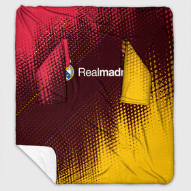 Плед с рукавами с принтом REAL MADRID РЕАЛ МАДРИД в Тюмени, 100% полиэстер | Закругленные углы, все края обработаны. Ткань не мнется и не растягивается. Размер 170*145 | football | logo | madrid | real | realmadrid | sport | клуб | лого | логотип | логотипы | мадрид | реал | реалмадрид | символ | символы | спорт | форма | футбол | футбольная
