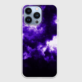 Чехол для iPhone 13 Pro с принтом Purple Clouds в Тюмени,  |  | Тематика изображения на принте: abstraction | clouds | glow | light | purple | purple clouds | texture | абстракция | облака | свет | свечение | текстура | фиолетовые тучи | фиолетовый