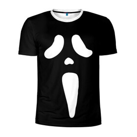 Мужская футболка 3D спортивная с принтом КРИК в Тюмени, 100% полиэстер с улучшенными характеристиками | приталенный силуэт, круглая горловина, широкие плечи, сужается к линии бедра | мертвецы | мистика | призраки | ужасы | фентези | фильм