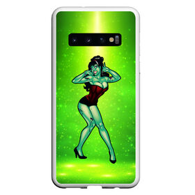 Чехол для Samsung Galaxy S10 с принтом Sexy halloween в Тюмени, Силикон | Область печати: задняя сторона чехла, без боковых панелей | Тематика изображения на принте: halloween | horror | pron | девушка | зомби | мертвец | страшилка | ужасы | хеллоин | хеллоуин | хоррор