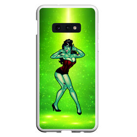 Чехол для Samsung S10E с принтом Sexy halloween в Тюмени, Силикон | Область печати: задняя сторона чехла, без боковых панелей | Тематика изображения на принте: halloween | horror | pron | девушка | зомби | мертвец | страшилка | ужасы | хеллоин | хеллоуин | хоррор