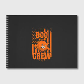 Альбом для рисования с принтом Boo Crew (covid19) в Тюмени, 100% бумага
 | матовая бумага, плотность 200 мг. | Тематика изображения на принте: 19 | america | boo | cat | covid | covid 19 | covid19 | ghost | halloween | monster | ncov | zombie | америка | бу | вирус | кладбище | коронавирус | монстр | монстры | приведение | приведения | призрак | призраки | тыква | хэллоу