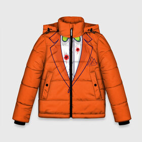 Зимняя куртка для мальчиков 3D с принтом Смокинг Джеймса Бонда в Тюмени, ткань верха — 100% полиэстер; подклад — 100% полиэстер, утеплитель — 100% полиэстер | длина ниже бедра, удлиненная спинка, воротник стойка и отстегивающийся капюшон. Есть боковые карманы с листочкой на кнопках, утяжки по низу изделия и внутренний карман на молнии. 

Предусмотрены светоотражающий принт на спинке, радужный светоотражающий элемент на пуллере молнии и на резинке для утяжки | 007 | agent | blood | bloody | bond | cinema | cosplay | costume | dead | gentleman | james | man | movie | smoking | агент | бабочка | бонд | джеймс | джентльмен | дырки | кино | косплей | костюм трупа | кровавый | кровь | наряд | от пуль