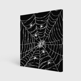 Холст квадратный с принтом Паутина с пауками в Тюмени, 100% ПВХ |  | black and white | darkness | halloween | horror | night | spider | web | готика | жуки | жуткий | мальчикам | насекомые | нечисть | нити | ночные | ночь | пауки | паутина | подарок | сетка | страшный | темный | тьма | хеллоуин | хоррор