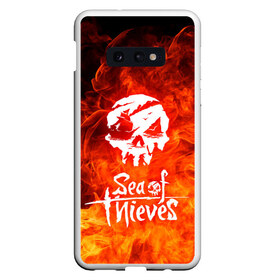 Чехол для Samsung S10E с принтом SEA OF THIEVES в Тюмени, Силикон | Область печати: задняя сторона чехла, без боковых панелей | game. | sea of thieve | sea of thieves | игра про пират | корабли | пираты | сиа оф зивс