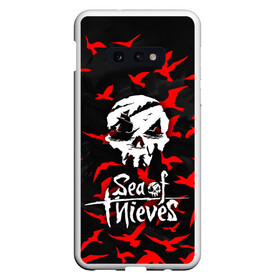 Чехол для Samsung S10E с принтом SEA OF THIEVES в Тюмени, Силикон | Область печати: задняя сторона чехла, без боковых панелей | game. | sea of thieve | sea of thieves | игра про пират | корабли | пираты | сиа оф зивс