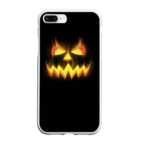 Чехол для iPhone 7Plus/8 Plus матовый с принтом Halloween в Тюмени, Силикон | Область печати: задняя сторона чехла, без боковых панелей | halloween | jack | lantern | pumpkin | светильник джека | хэллоуин