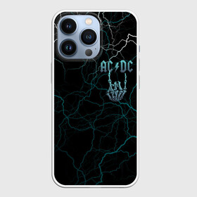 Чехол для iPhone 13 Pro с принтом AC DC в Тюмени,  |  | Тематика изображения на принте: ac dc | ac dc лого | hell bell | hells bells | hich voltage | hich voltage ac dc | high voltage | jingle hells bells | rock | альбом backtracks | ас дс | логотип ac dc | рок | эйси диси