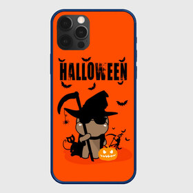 Чехол для iPhone 12 Pro Max с принтом Halloween в Тюмени, Силикон |  | Тематика изображения на принте: 31 октября | halloween | halowen | ведьма | день всех святых | джек | костюм | кровь | лого | монстр | надпись | праздник | приведение | призрак | светильник | символ | страшная | тыква | ужасы | хеллоуин | хеллуин