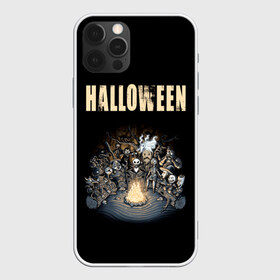 Чехол для iPhone 12 Pro Max с принтом Halloween в Тюмени, Силикон |  | Тематика изображения на принте: 31 октября | halloween | halowen | ведьма | день всех святых | джек | костюм | кровь | лого | монстр | надпись | праздник | приведение | призрак | светильник | символ | страшная | тыква | ужасы | хеллоуин | хеллуин