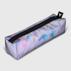 Пенал 3D с принтом BluePink в Тюмени, 100% полиэстер | плотная ткань, застежка на молнии | gradient | swirl | swirly | абстракция | акварель | без дизайна | волны | голубая | градиент | графика | краски | на каждый день | облака | омбре | разноцветные разводы | рисунок | розовая | розовый | софтовая