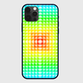 Чехол для iPhone 12 Pro Max с принтом Абстракция в Тюмени, Силикон |  | Тематика изображения на принте: абстрактные | абстрактный | абстракция | квадрат | квадраты | плитка | плитки | плиточки | светящиеся | яркие | яркий