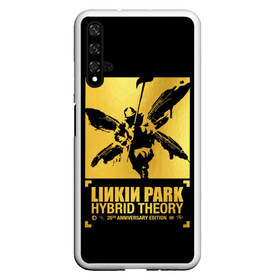 Чехол для Honor 20 с принтом Hybrid Theory 20th Anniversary в Тюмени, Силикон | Область печати: задняя сторона чехла, без боковых панелей | chester bennington | hybrid theory | linkin park | rock | беннингтон | линкин парк | рок | честер