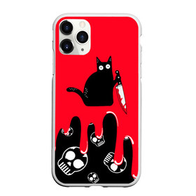 Чехол для iPhone 11 Pro матовый с принтом WHAT CAT в Тюмени, Силикон |  | art | black | black cat | cat | dark | dark cat | halloween | what | what cat | what mem | арт | кот | кот арт | кот мем | мем | нож | праздник | прикол | прикольный кот | убица | хэллоуин | чёрный | чёрный кот | что | что мем