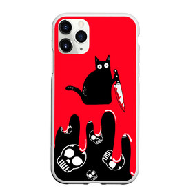 Чехол для iPhone 11 Pro Max матовый с принтом WHAT CAT в Тюмени, Силикон |  | art | black | black cat | cat | dark | dark cat | halloween | what | what cat | what mem | арт | кот | кот арт | кот мем | мем | нож | праздник | прикол | прикольный кот | убица | хэллоуин | чёрный | чёрный кот | что | что мем