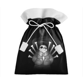 Подарочный 3D мешок с принтом UNDERTALE в Тюмени, 100% полиэстер | Размер: 29*39 см | Тематика изображения на принте: sans | undertale | андертале | андертейл | игра | подземная история | подземная сказка | санс | ундертале