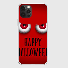 Чехол для iPhone 12 Pro Max с принтом Happy Halloween в Тюмени, Силикон |  | halloween | happy halloween | глаза | праздник | страшный праздник | хэллоуин