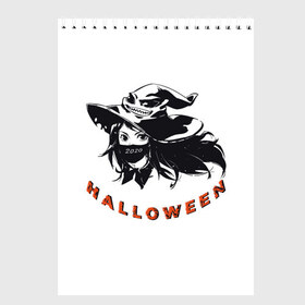 Скетчбук с принтом Феечка Хеллуин в Тюмени, 100% бумага
 | 48 листов, плотность листов — 100 г/м2, плотность картонной обложки — 250 г/м2. Листы скреплены сверху удобной пружинной спиралью | Тематика изображения на принте: helloween | witch halloween | ведьма | ведьма хеллуин | день всех святых | феечка | фея | хеллуин