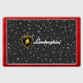 Магнит 45*70 с принтом LAMBORGHINI / Ламборгини в Тюмени, Пластик | Размер: 78*52 мм; Размер печати: 70*45 | Тематика изображения на принте: auto | lambo | lamborghini | logo | moto | symbol | авто | автомобиль | гонки | знак | ламбо | ламборгини | ламборджини | лого | логотип | логотипы | марка | машина | мото | символ | символы