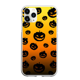 Чехол для iPhone 11 Pro матовый с принтом Halloween - Тыквы в Тюмени, Силикон |  | Тематика изображения на принте: halloween | jack lantern | trick or treat | день всех святых | день мертвых | конфеты или жизнь | лицо тыквы | праздник | рожи | светильник джека | страшно | тыква | тыква с лицом | тыквенный | тыквы | ужасы