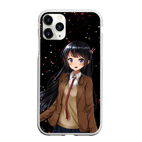 Чехол для iPhone 11 Pro Max матовый с принтом Май Сакураджима в Тюмени, Силикон |  | anime | mai sakurajima | seishun buta yarou wa bunny girl senpai no yume wo minai | аниме | вайфу | май сакураджима | этот глупый свин не понимает мечту девочки зайки