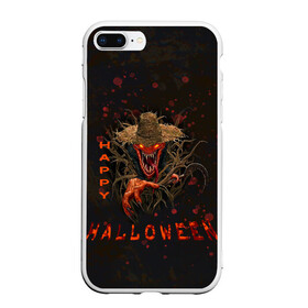 Чехол для iPhone 7Plus/8 Plus матовый с принтом Monster-trick or treat в Тюмени, Силикон | Область печати: задняя сторона чехла, без боковых панелей | helloween | monster | trick or treat | день всех святых | сладость или гадость | хеллуин