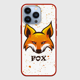 Чехол для iPhone 13 Pro с принтом FOX в Тюмени,  |  | Тематика изображения на принте: animals | fox | foxes | foxy | ginger | животные | лис | лиса | лисенок | лисий | лисица | лисицы | лисичка | лисички | лисы | лисята | оранжевый